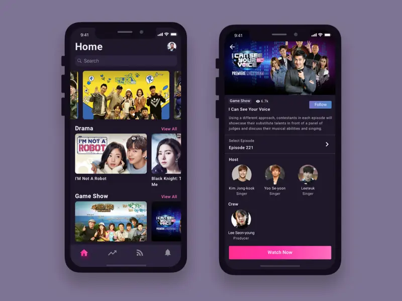 Gambar yang menampilkan berbagai aplikasi streaming drama Korea yang legal Berbagai aplikasi streaming drama Korea