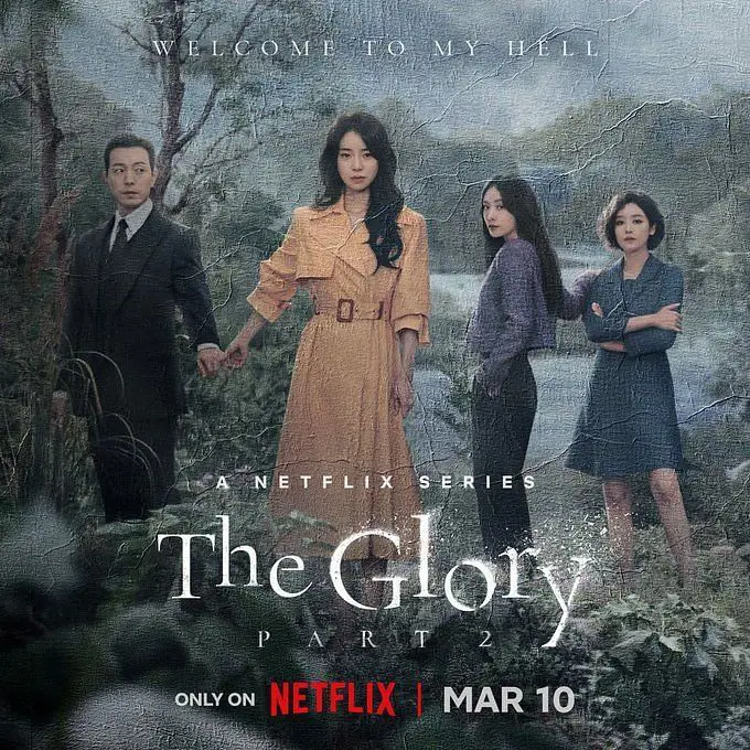 Potret Song Hye Kyo yang memukau dalam drama The Glory Song Hye Kyo dalam perannya di drama The Glory