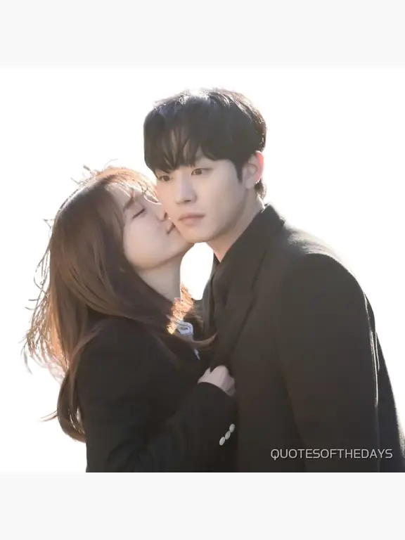 Kim Sejeong dan Ahn Hyo Seop Foto Kim Sejeong dan Ahn Hyo Seop dalam drama Business Proposal