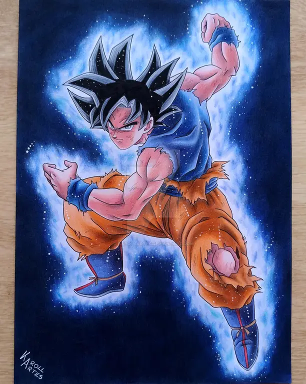 Transformasi terkuat Goku Goku dalam mode Ultra Instinct