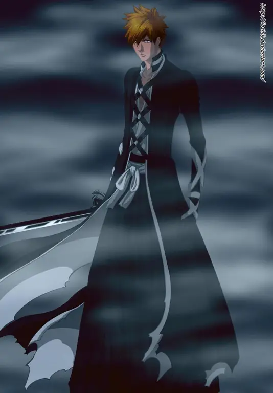 Kekuatan Bankai Ichigo yang dahsyat Ichigo Kurosaki dalam mode Bankai