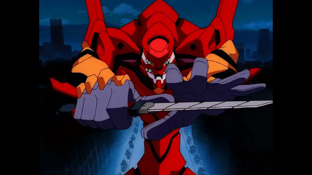 Eksplorasi Tema Psikologis Ilustrasi yang mewakili tema psikologis dalam Evangelion