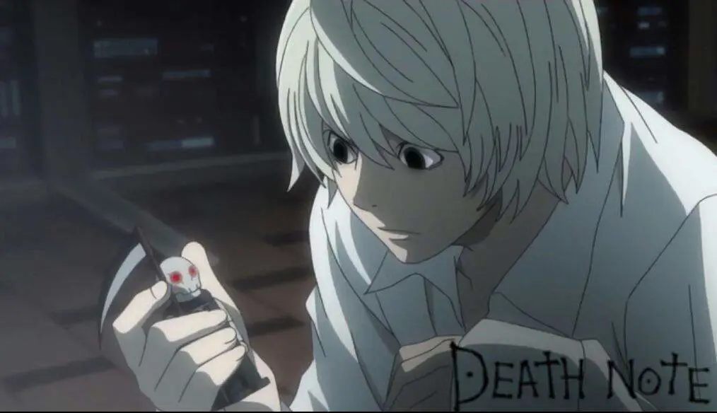 Detektif mencari petunjuk di tempat kejadian perkara Seorang detektif anime sedang melakukan investigasi