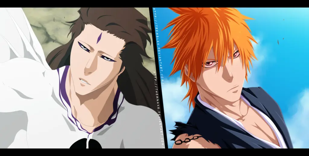 Ichigo Kurosaki dalam wujud Bankai